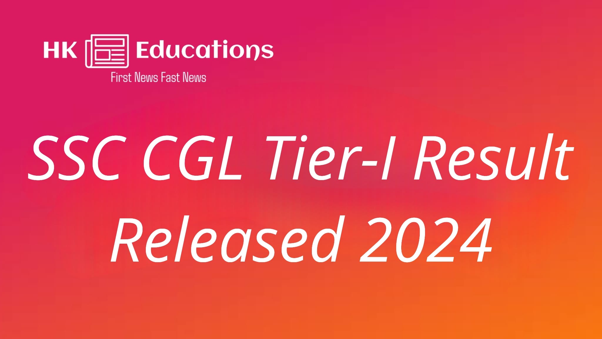 SSC CGL Result 2024